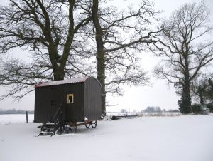 Red Barn - caravan-snow