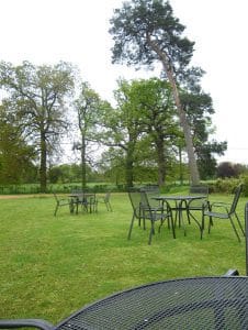 Red Barn - outside-tables